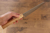 Makoto Kurosaki SPG2 Hammered(Maru) Gyuto Japanese Knife 210mm Cherry Blossoms Handle - Seisuke Knife