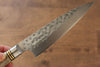 Takeshi Saji R2/SG2 Hammered(Maru) Petty-Utility Japanese Knife 130mm Chinese Quince Handle - Seisuke Knife