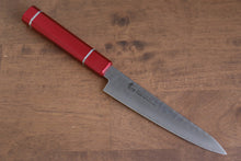  Sakai Takayuki VG10 33 Layer Damascus Petty-Utility 150mm Live oak Lacquered (Kouseki) Handle - Seisuke Knife
