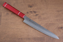  Sakai Takayuki VG10 33 Layer Damascus Petty-Utility 180mm Live oak Lacquered (Kouseki) Handle - Seisuke Knife
