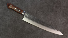  Seisuke Swedish Steel-stn Hammered Gyuto 240mm Mahogany Handle - Seisuke Knife