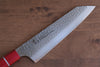 Sakai Takayuki VG10 33 Layer Damascus Kengata Gyuto 190mm Live oak Lacquered (Kouseki) Handle - Seisuke Knife