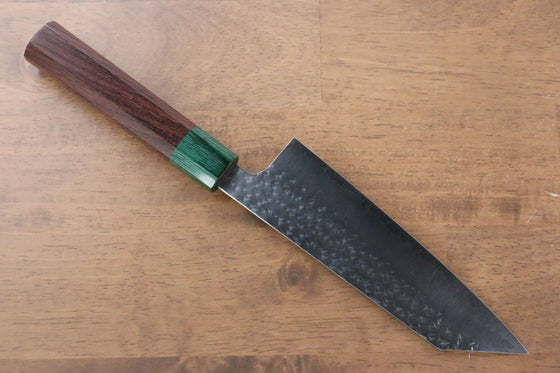 Yu Kurosaki Senko R2/SG2 Hammered Bunka Japanese Knife 165mm Shitan Handle - Seisuke Knife