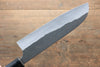 Ogata White Steel No.2 Black Finished Santoku 165mm with Walnut Handle - Seisuke Knife