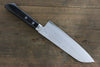 Kunihira Sairyu VG10 Damascus Santoku  170mm Pakka wood Handle - Seisuke Knife