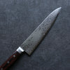 Seisuke Mokusei ZA-18 Mirrored Finish Damascus Gyuto 240mm Brown Pakka wood Handle - Seisuke Knife