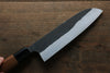 Ogata White Steel No.2 Black Finished Santoku 165mm with Walnut Handle - Seisuke Knife