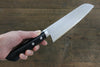 Kunihira Sairyu VG10 Damascus Santoku  170mm Pakka wood Handle - Seisuke Knife