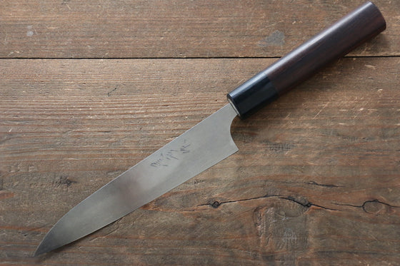 Ogata VG10 Damascus Petty-Utility Japanese Knife 150mm with Shitan Handle - Seisuke Knife