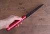 Sakai Takayuki Kurokage VG10 Hammered Teflon Coating Santoku 170mm Live oak Lacquered (Kouseki) Handle - Seisuke Knife