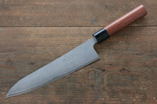  Ogata Silver Steel No.3 Damascus Black Finished Gyuto  210mm with Jarrah Handle - Seisuke Knife