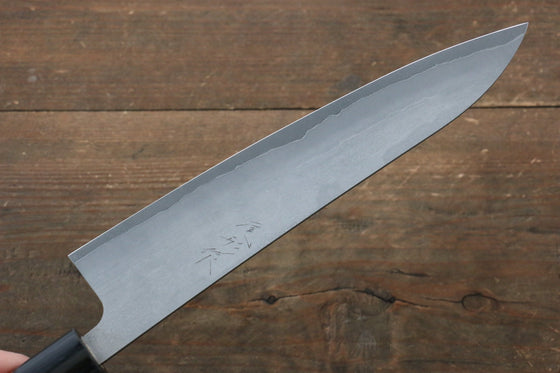 Ogata Silver Steel No.3 Damascus Black Finished Gyuto 210mm with Jarrah Handle - Seisuke Knife