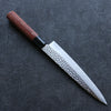 Kanetsune DSR-1K6 Hammered Gyuto 210mm Red Pakka wood Handle - Seisuke Knife