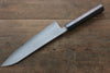 Ogata Silver Steel No.3 Damascus Black Finished Gyuto  210mm with Shitan Handle - Seisuke Knife