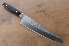  Seisuke PRO-J VG10 Hammered Gyuto Japanese Knife 230mm with Black Micarta Handle - Seisuke Knife