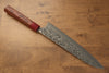 Yoshimi Kato R2/SG2 Damascus Gyuto Japanese Chef Knife 240mm with Honduras Handle - Seisuke Knife