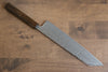 Seisuke Nami AUS10 Mirrored Finish Damascus Kiritsuke 240mm with Oak Handle - Seisuke Knife