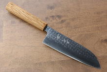  Yu Kurosaki Senko SG2 Hammered Santoku 165mm Live oak Lacquered Handle - Seisuke Knife