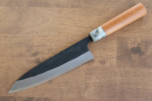  Nao Yamamoto White Steel No.2 Kurouchi Gyuto 180mm with Cherry Handle - Seisuke Knife