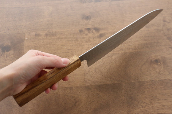 Yu Kurosaki Senko R2/SG2 Hammered Gyuto 210mm Lacquered Oak Handle - Seisuke Knife