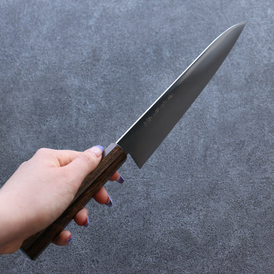 Kanetsune Ichizu VG10 Gyuto  210mm Brown Pakka wood Handle - Seisuke Knife