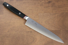 Seisuke Saiun VG10 Damascus Petty-Utility 150mm Black Micarta Handle - Seisuke Knife