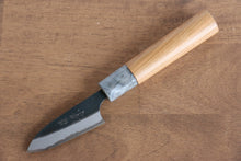  Masakage Mizu Blue Steel No.2 Black Finished Petty-Utility  80mm American Cherry Handle - Seisuke Knife