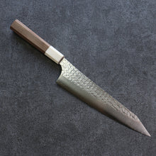  Yu Kurosaki Senko Ei SG2 Hammered Gyuto 210mm Walnut Handle - Seisuke Knife