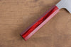 Kei Kobayashi R2/SG2 Bunka 170mm with Red Lacquered Handle - Seisuke Knife
