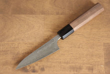  Nao Yamamoto VG10 Damascus Petty-Utility 100mm Walnut Handle - Seisuke Knife