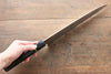 Takeshi Saji Blue Steel No.2 Colored Damascus Gyuto Japanese Knife 270mm Ebony with Ring Handle - Seisuke Knife