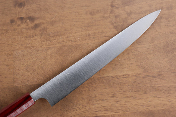 Kei Kobayashi SG2 Sujihiki 270mm Red Lacquered Handle - Seisuke Knife