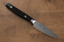  Seisuke Saiun VG10 Damascus Paring 90mm Black Micarta Handle - Seisuke Knife
