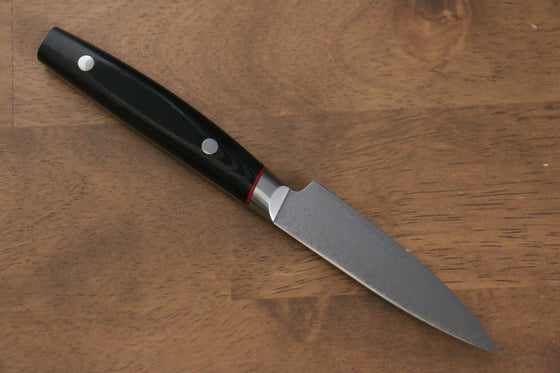Seisuke Saiun VG10 Damascus Paring 90mm Black Micarta Handle - Seisuke Knife