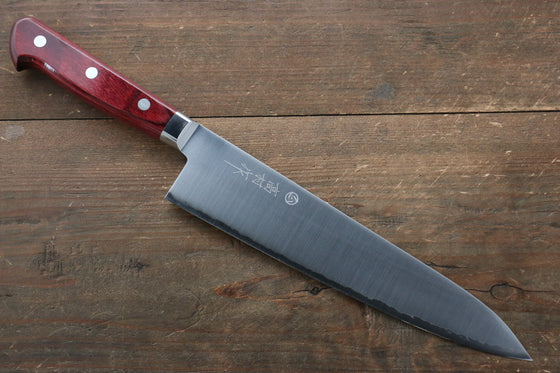 Knives R2/SG2 Gyuto Japanese 210mm with Red Pakkawood H – Seisuke Knife