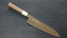  Yu Kurosaki Senko SG2 Hammered Gyuto 210mm with Walnut Handle - Seisuke Knife