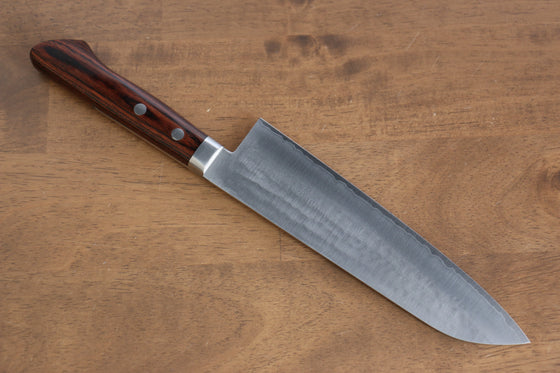 Kunihira Tanzo VG1 Hammered Gyuto 180mm with Mahogany Handle - Seisuke Knife
