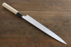 Sakai Takayuki Uzushio White Steel No.2 Yanagiba  Magnolia Handle - Seisuke Knife