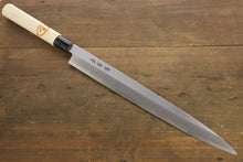  Sakai Takayuki Kasumi White Steel Yanagiba Magnolia Handle - Seisuke Knife