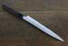 [Left Handed] Hideo Kitaoka White Steel No.2 Damascus Yanagiba Japanese Chef Knife 240mm - Seisuke Knife