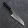Yu Kurosaki Senko R2/SG2 Hammered Santoku 165mm Ebony Wood Handle - Seisuke Knife