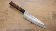  Seisuke AUS10 45 Layer Damascus Santoku Japanese Knife 180mm Shitan Handle - Seisuke Knife