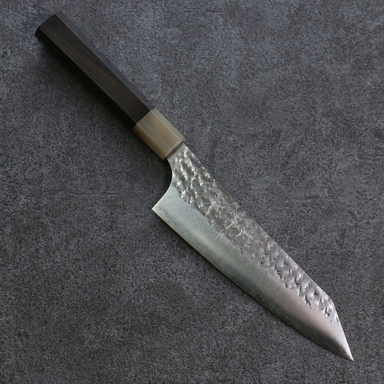 Yu Kurosaki Senko R2/SG2 Hammered Bunka 165mm Ebony Wood Handle - Seisuke Knife