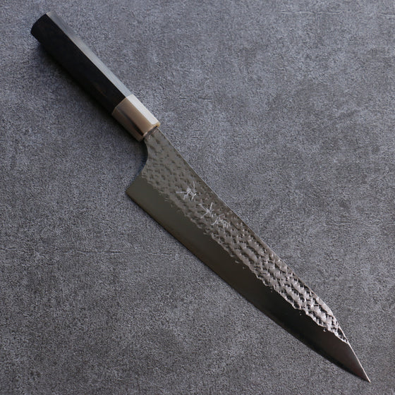Yu Kurosaki Senko SG2 Hammered Gyuto 240mm Ebony Wood Handle - Seisuke Knife