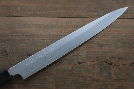 Hideo Kitaoka White Steel No.2 Damascus Yanagiba Japanese Chef Knife 270mm - Seisuke Knife
