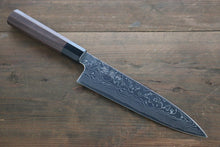 Sukenari R2/SG2 Damascus Gyuto Japanese Knife 210mm with Shitan Handle - Seisuke Knife