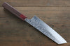 Yu Kurosaki Shizuku SPG2 Hammered Bunka Japanese Knife 165mm Shitan Handle - Seisuke Knife