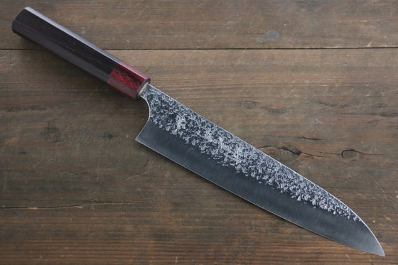 Yu Kurosaki Shizuku SPG2 Hammered Gyuto Japanese Knife 210mm - Seisuke Knife