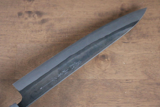 Nao Yamamoto White Steel No.2 Kurouchi Sujihiki Japanese Knife 270mm Cherry Blossoms Handle - Seisuke Knife