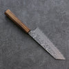 Yoshimi Kato R2/SG2 Damascus Bunka 165mm Burnt Oak Handle - Seisuke Knife